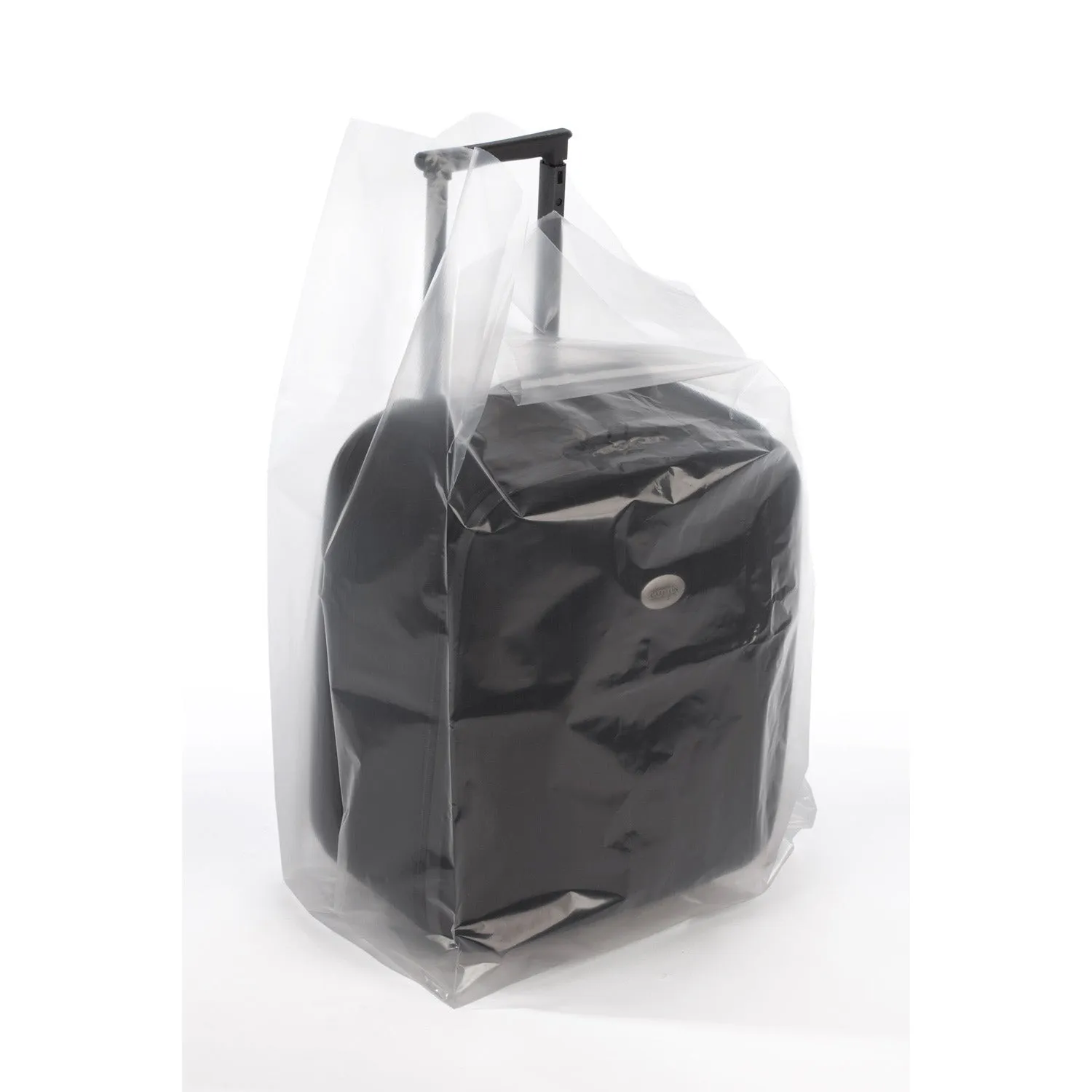 10" x 8" x 24" x 3 mil Clear Eco-Manufactured Plastic Side-Gusseted Bags (Case of 500)