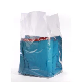 28" x 24" x 52" x 2 mil Clear Eco-Manufactured Plastic Side-Gusseted Bags (Case of 100)