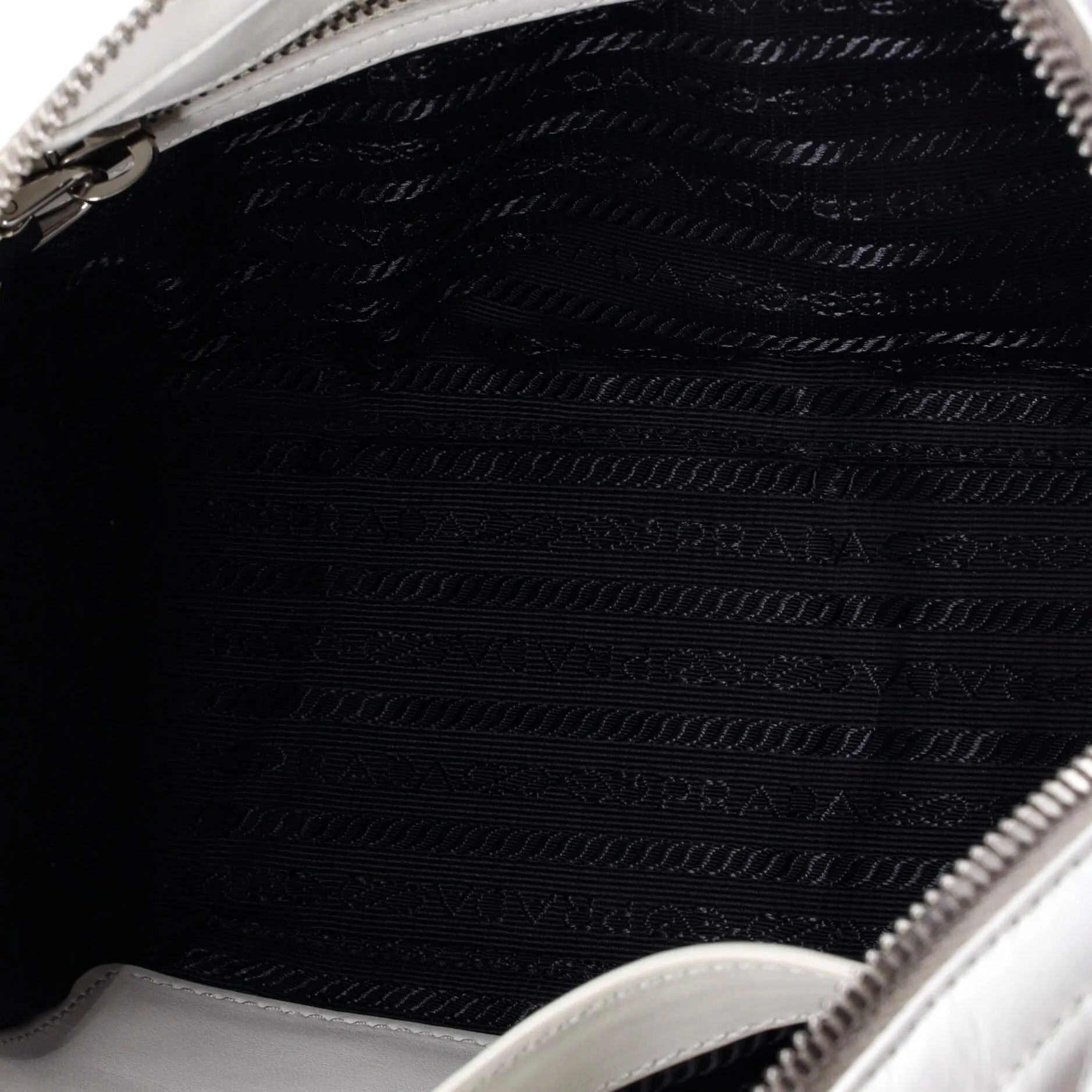 Bowling Bag Diagramme Quilted Leather Medium