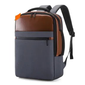 Business Leisure 15.6-inch Computer Bag High Capacity Travel USB Charging Backpack