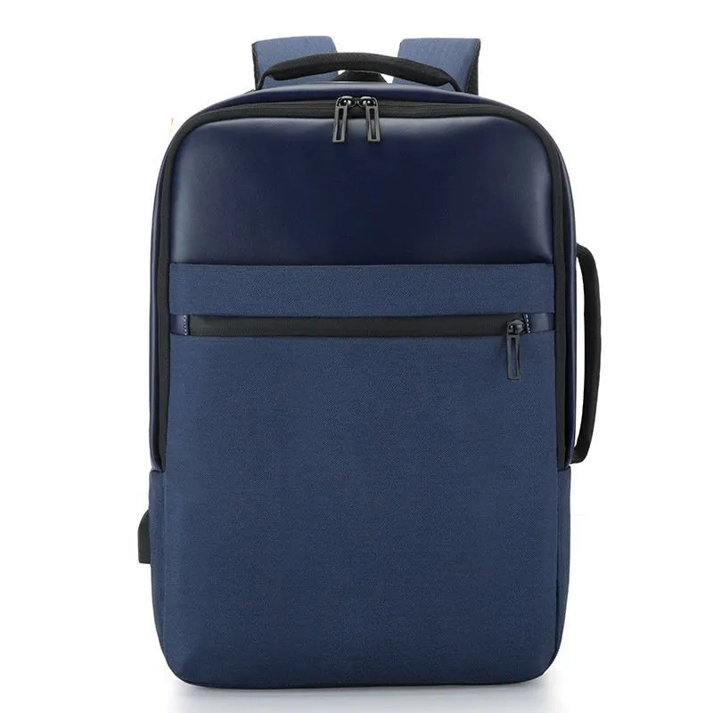 Business Leisure 15.6-inch Computer Bag High Capacity Travel USB Charging Backpack