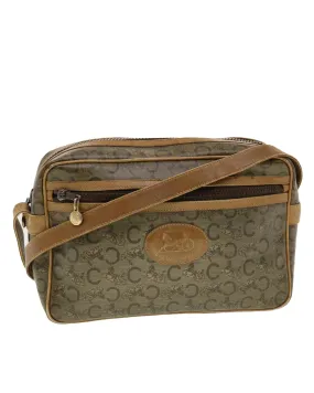 Canvas Beige Shoulder Bag with Adjustable Strap