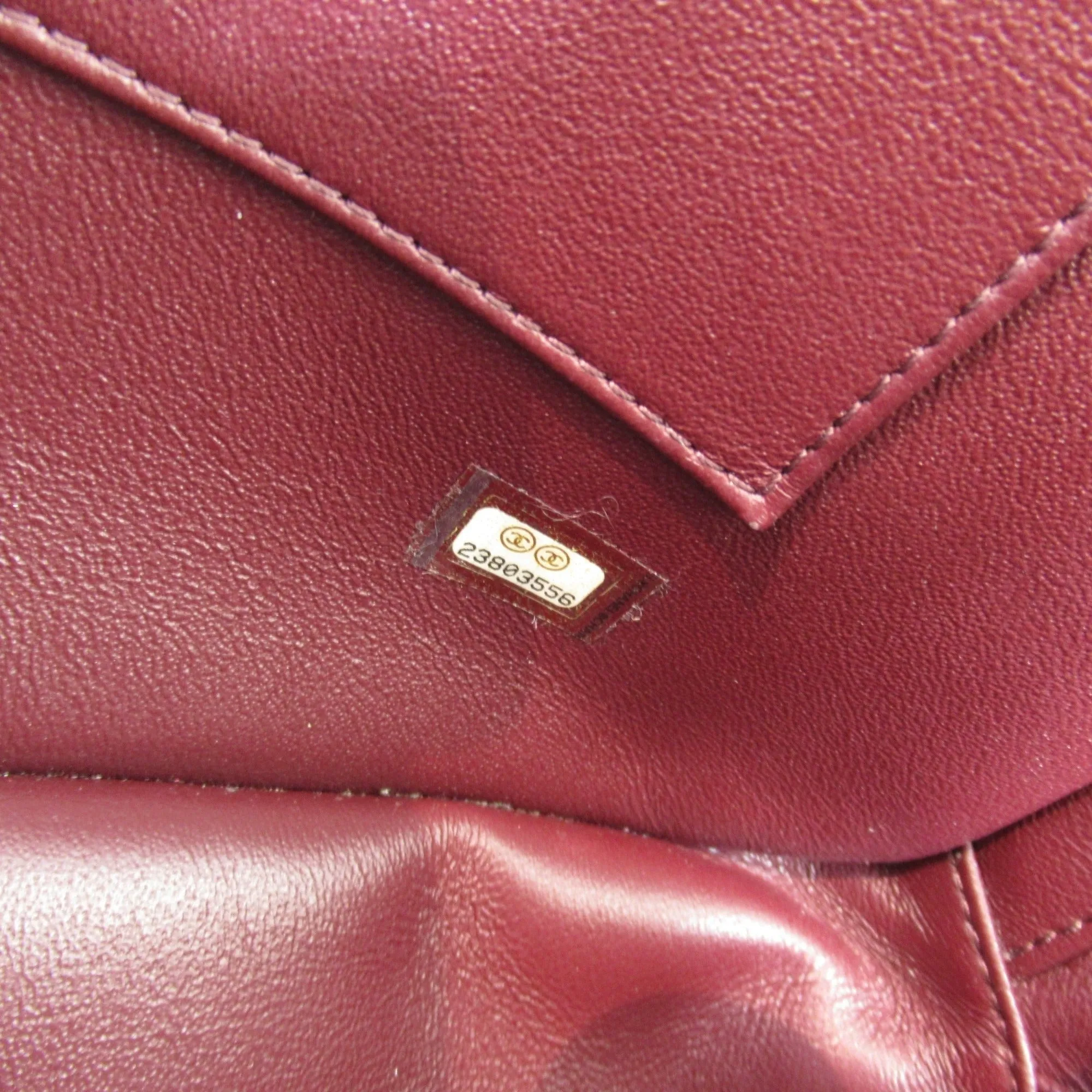 CHANEL 2way bowling bag Pink Lambskin [sheep leather]