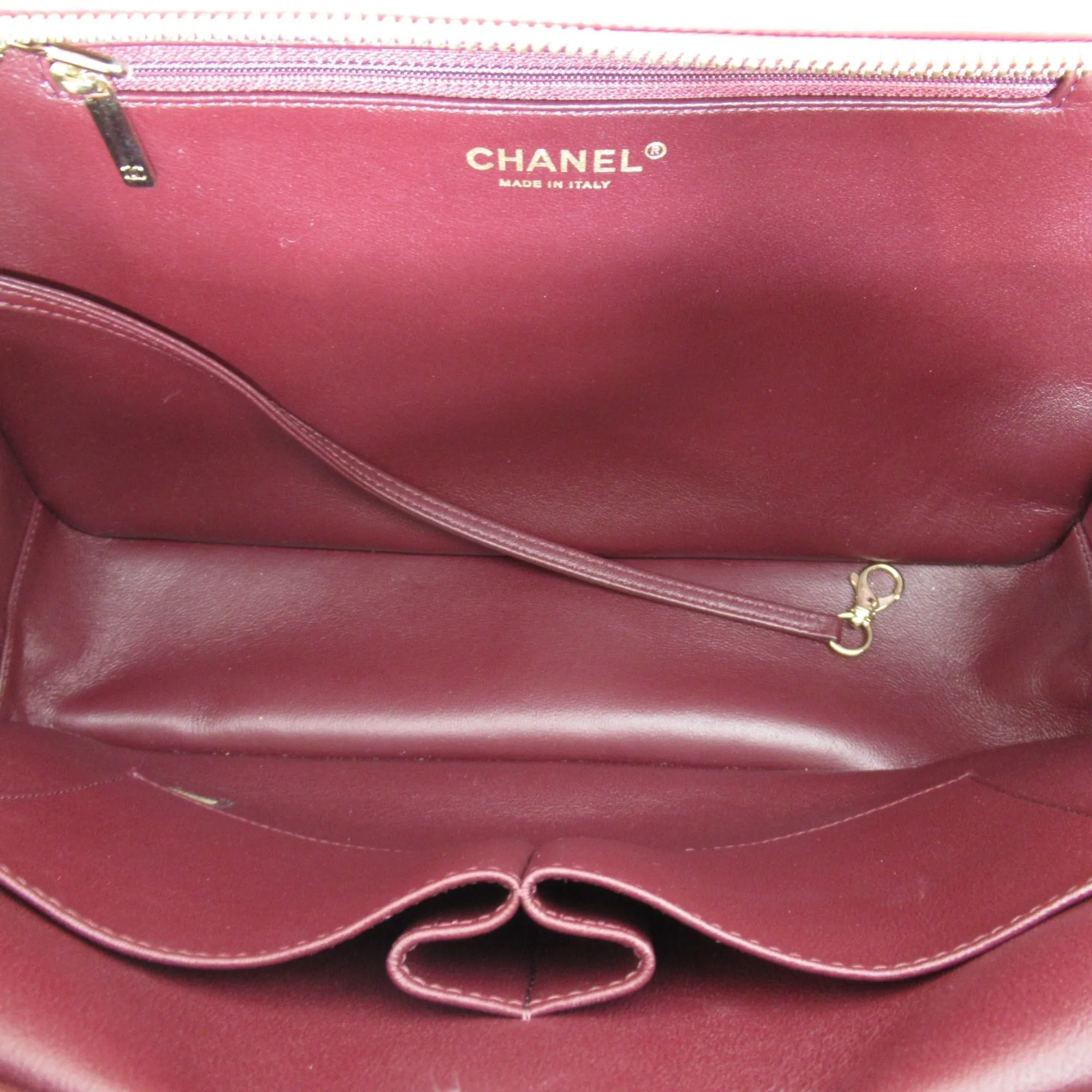 CHANEL 2way bowling bag Pink Lambskin [sheep leather]