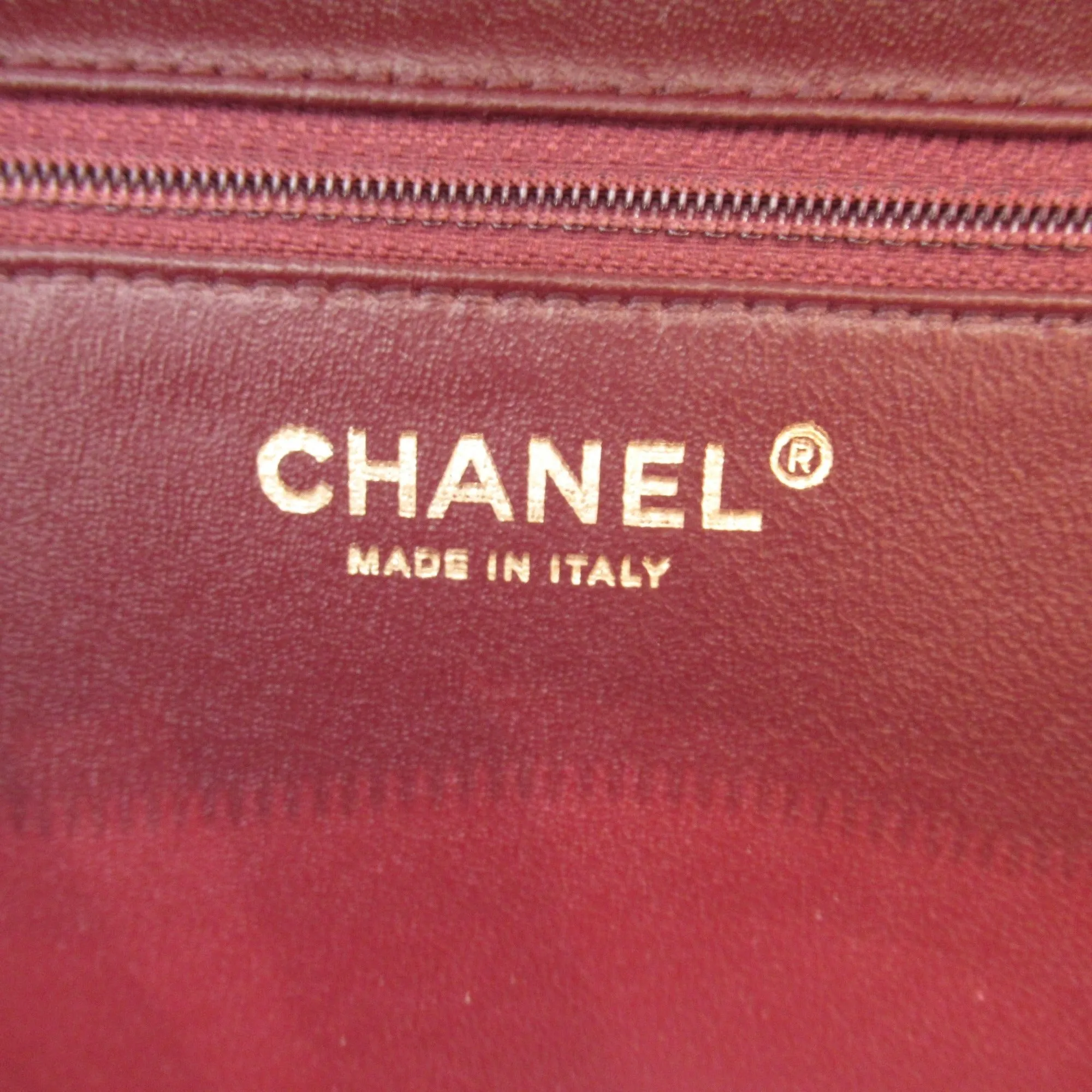 CHANEL 2way bowling bag Pink Lambskin [sheep leather]
