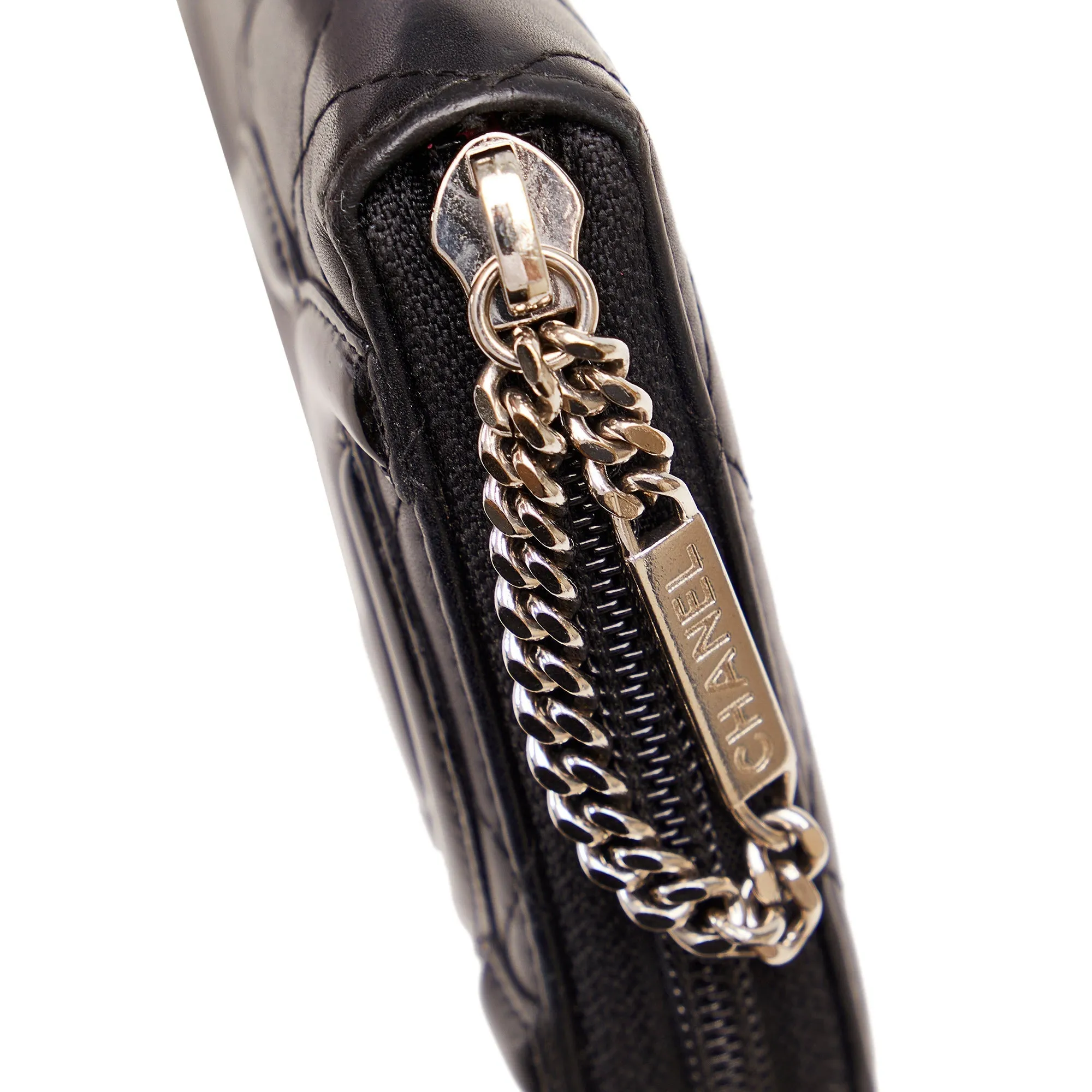 CHANEL Cambon Ligne Zip Around Wallet Long Wallets
