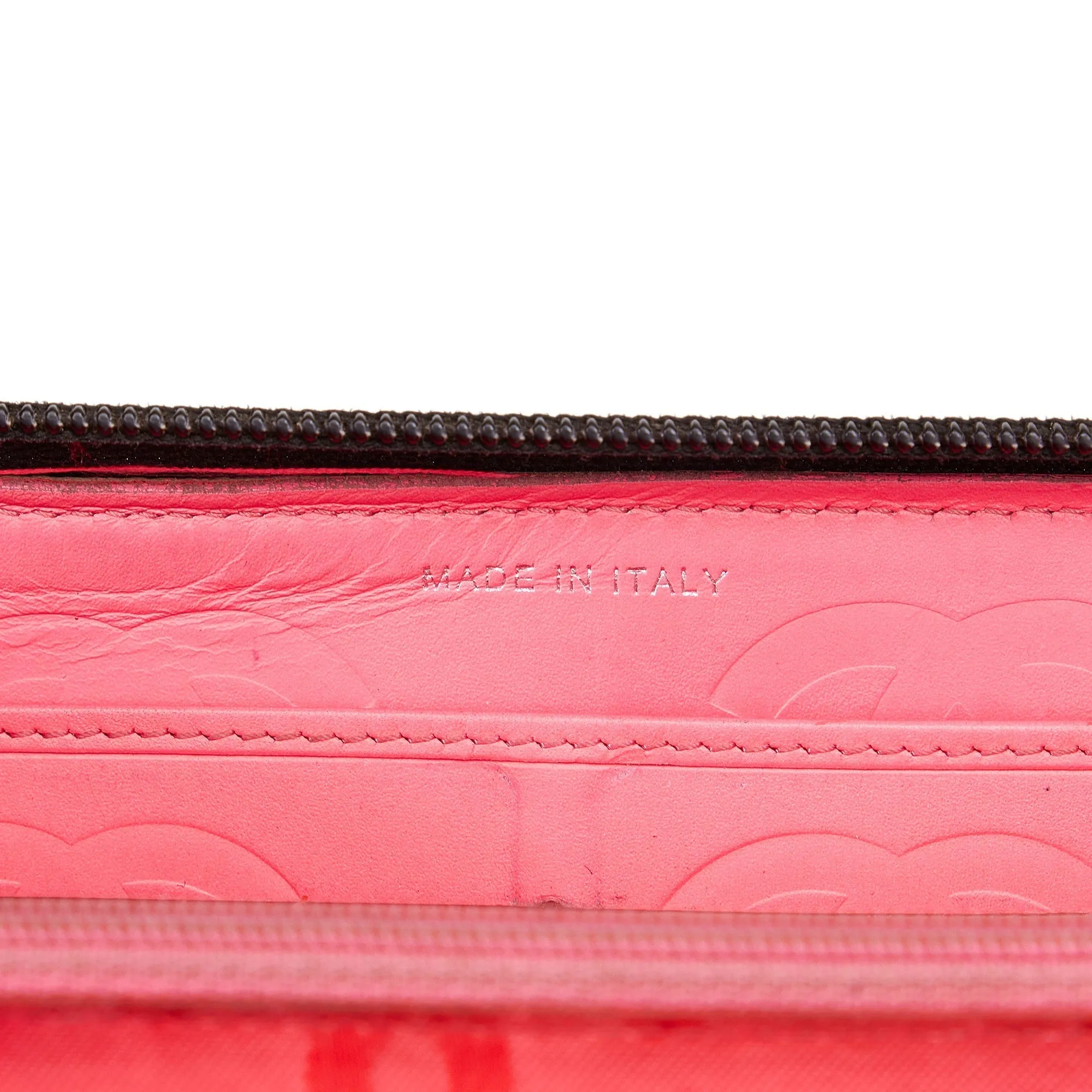 CHANEL Cambon Ligne Zip Around Wallet Long Wallets