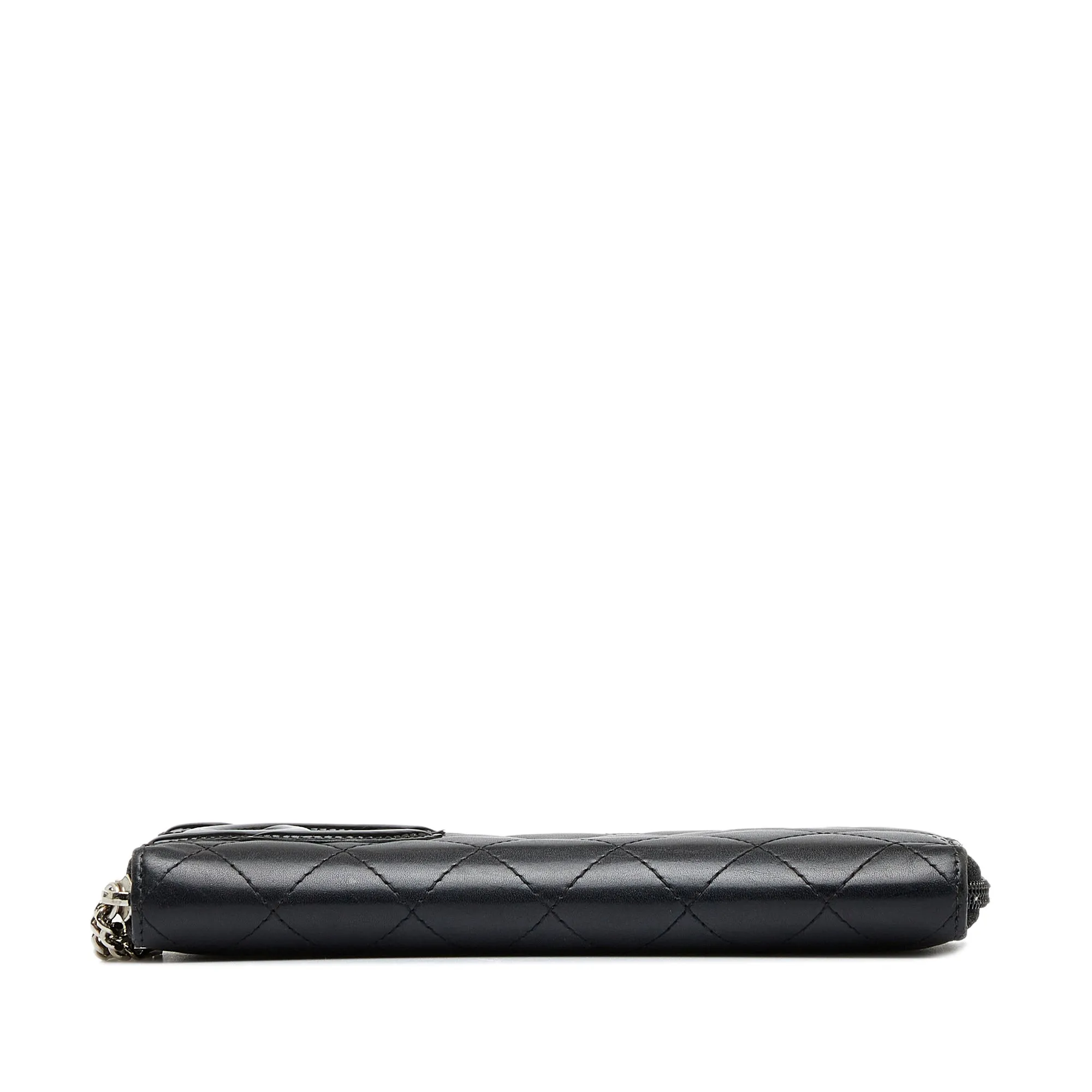 CHANEL Cambon Ligne Zip Around Wallet Long Wallets