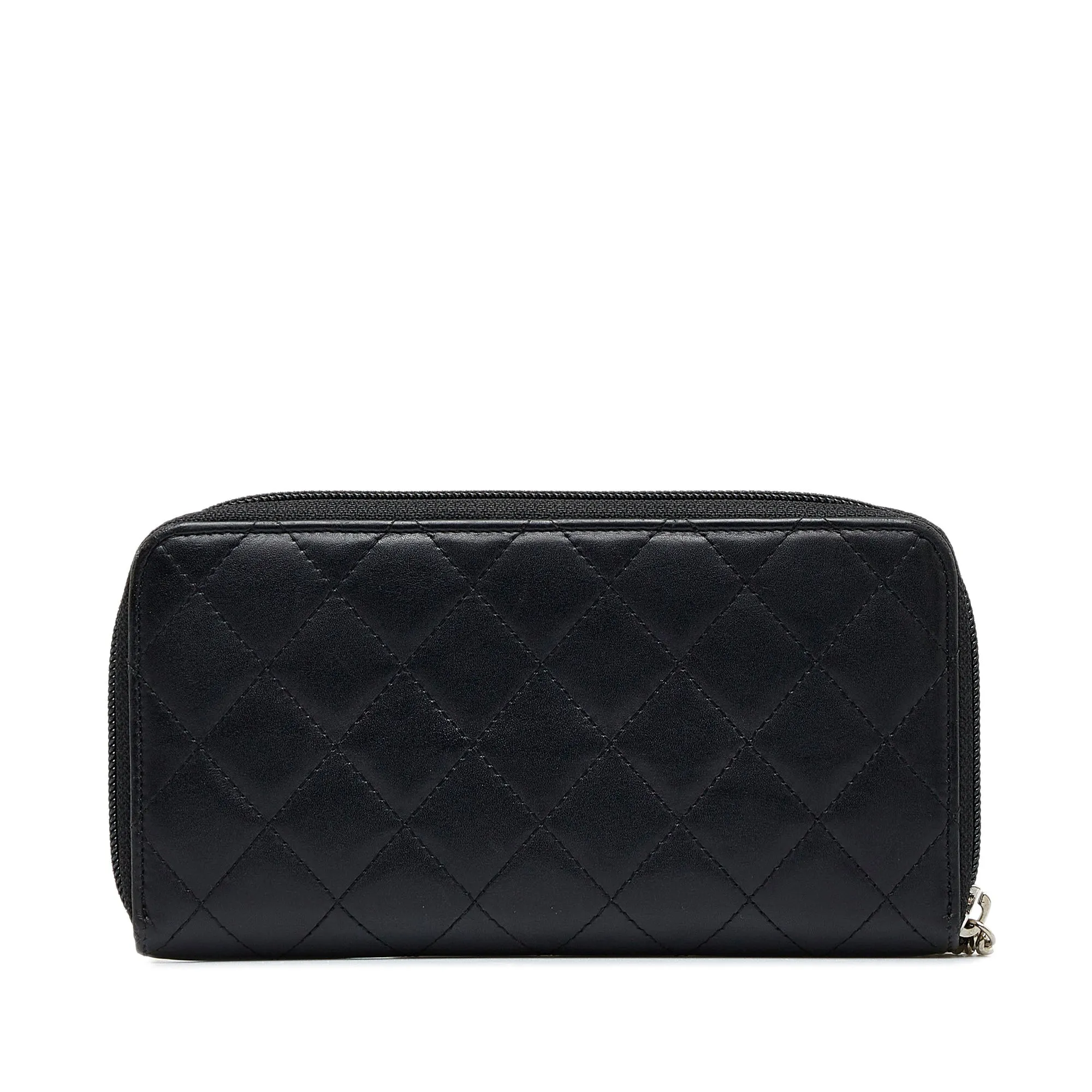 CHANEL Cambon Ligne Zip Around Wallet Long Wallets