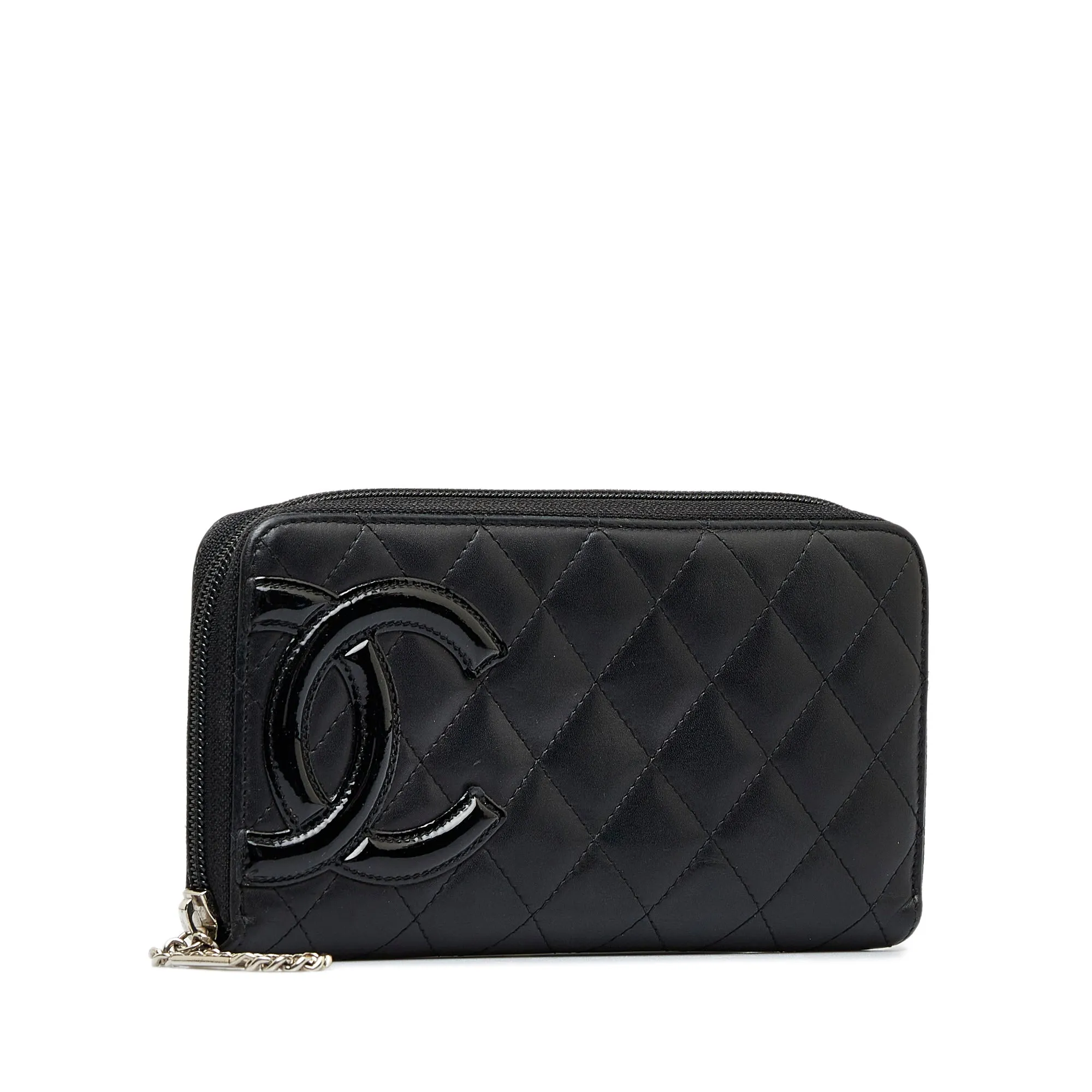 CHANEL Cambon Ligne Zip Around Wallet Long Wallets