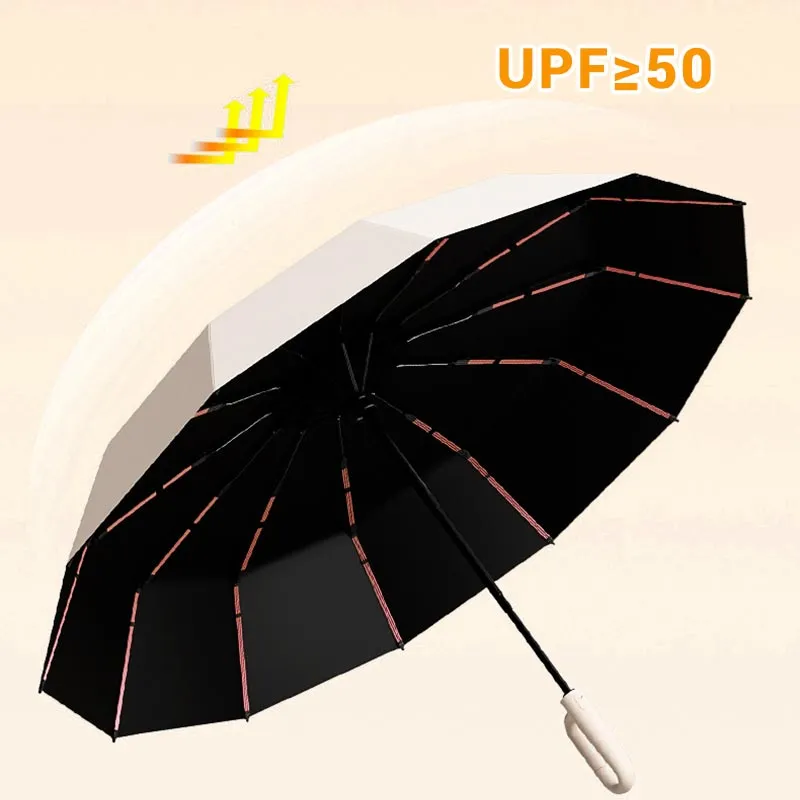 🔥Get 50% Off 🔥💥Enjoy Free Shipping!✈️Reflective Safety Strip Ring Buckle Umbrella