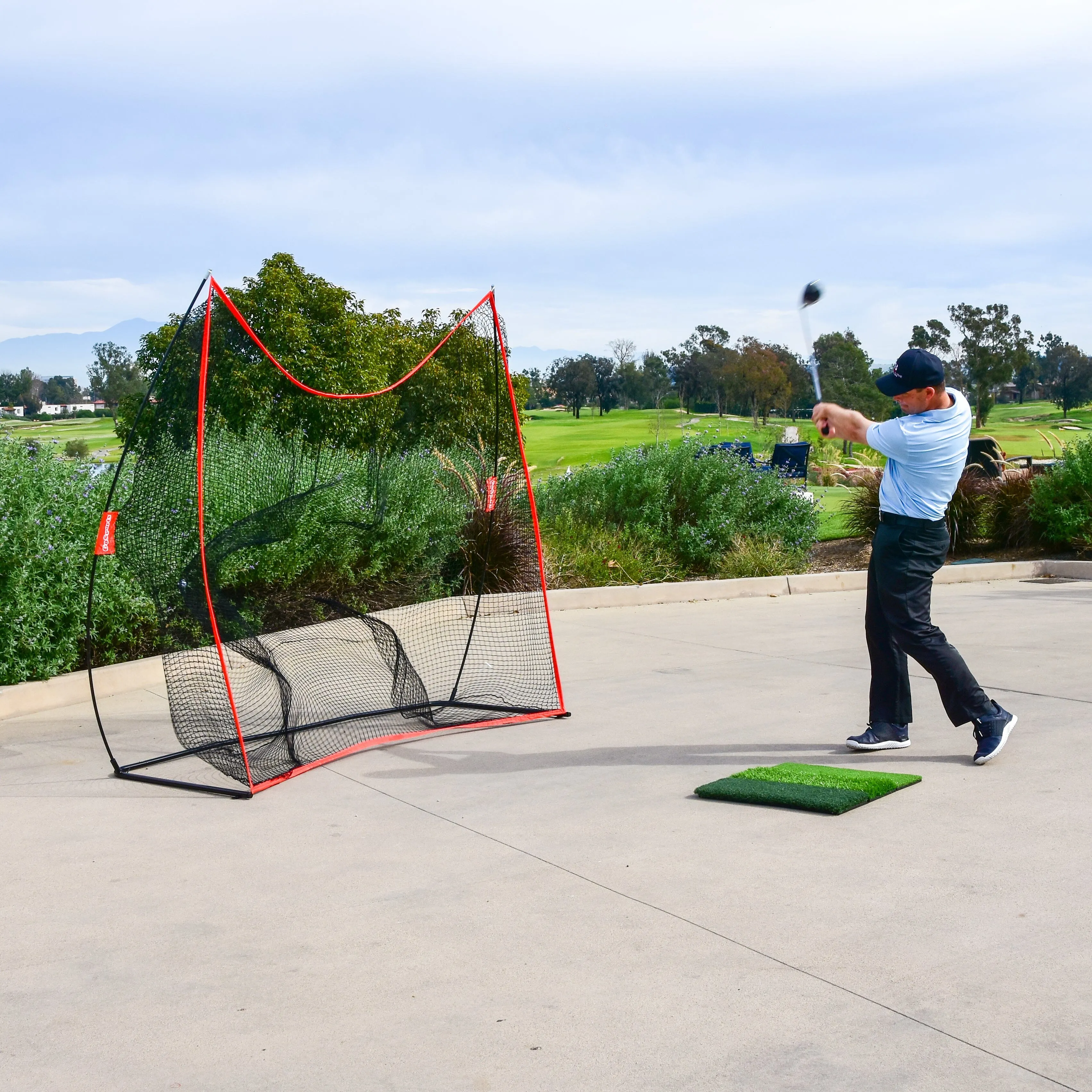 GoSports 7 ft x 7 ft Golf Practice Hitting Net