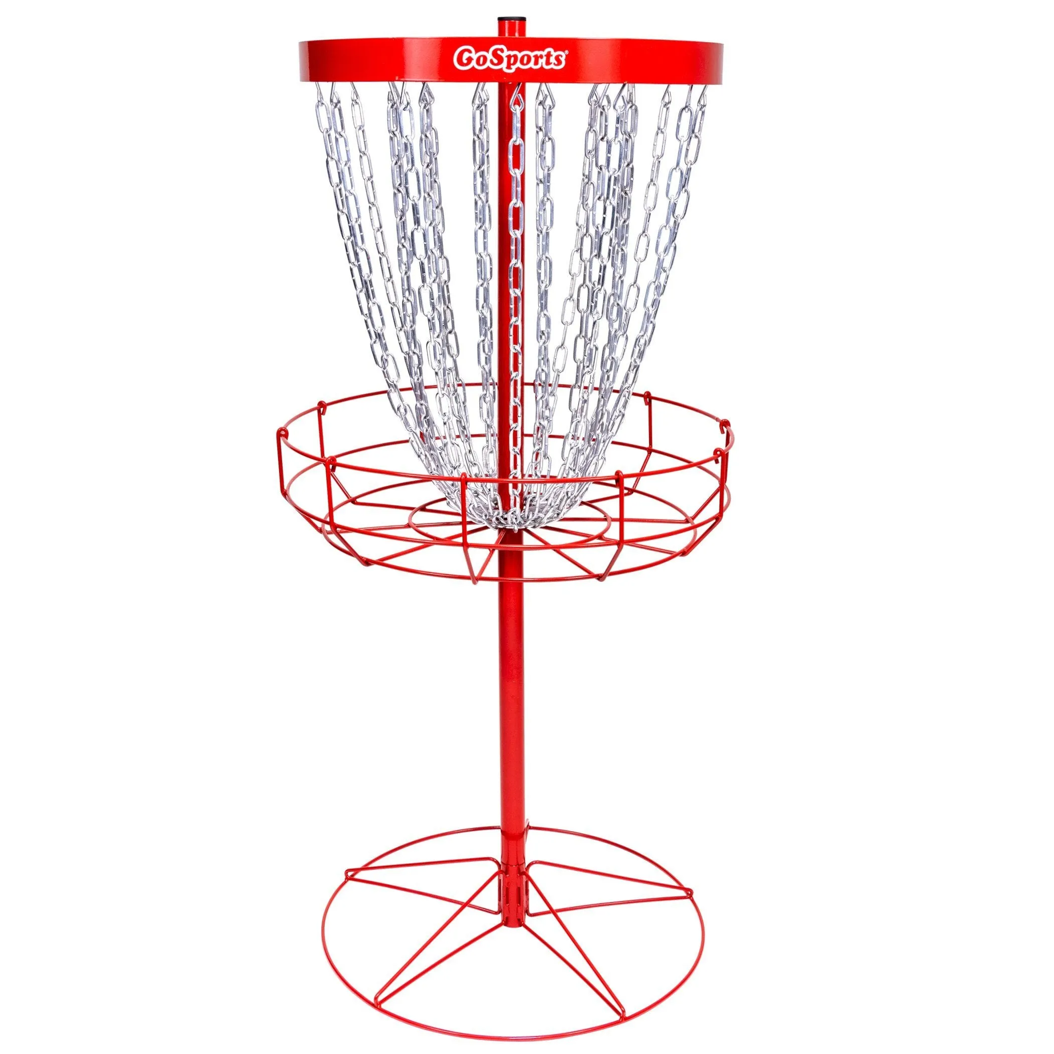 GoSports Regulation 24-Chain Disc Golf Basket