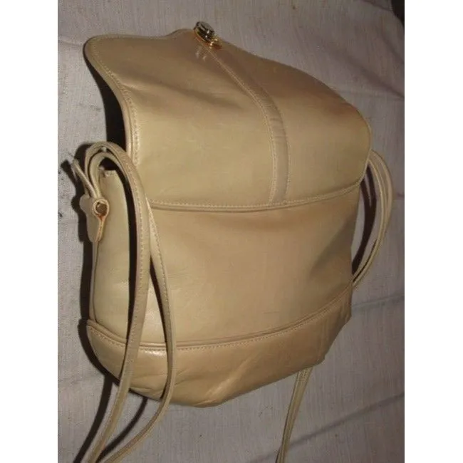 Gucci Beige Leather Shoulder Cross Body Bag