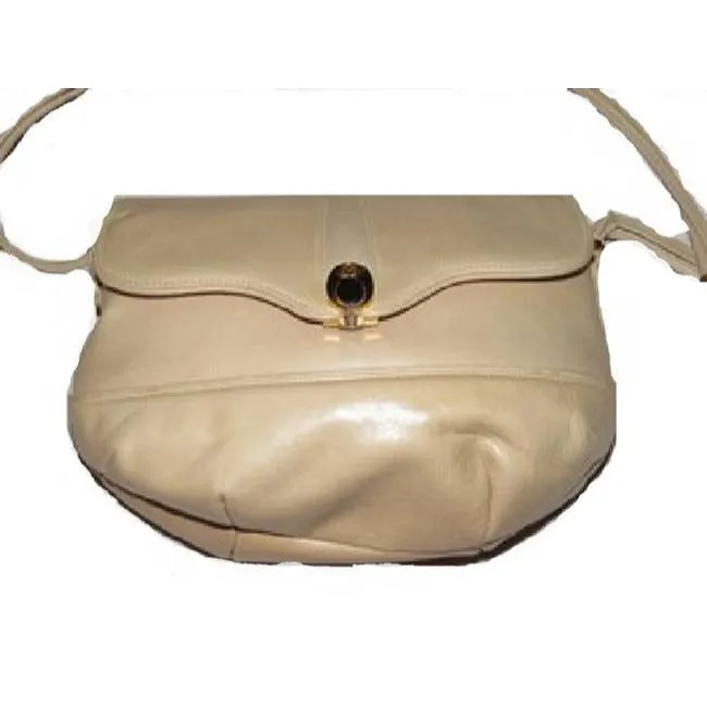 Gucci Beige Leather Shoulder Cross Body Bag
