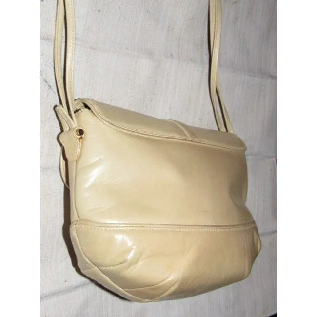 Gucci Beige Leather Shoulder Cross Body Bag