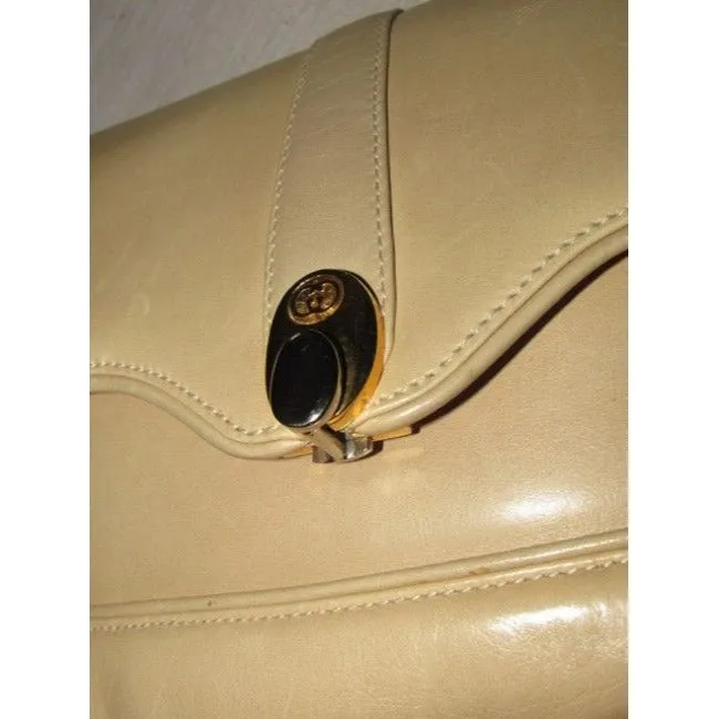 Gucci Beige Leather Shoulder Cross Body Bag