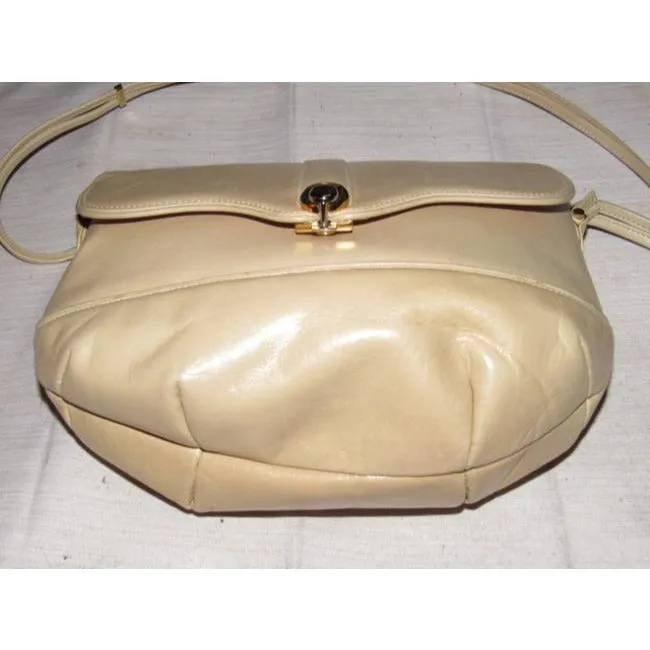 Gucci Beige Leather Shoulder Cross Body Bag