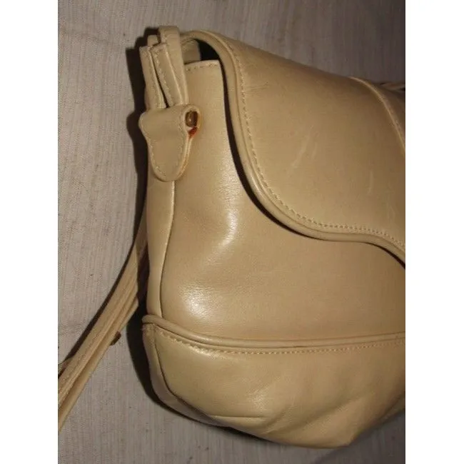Gucci Beige Leather Shoulder Cross Body Bag