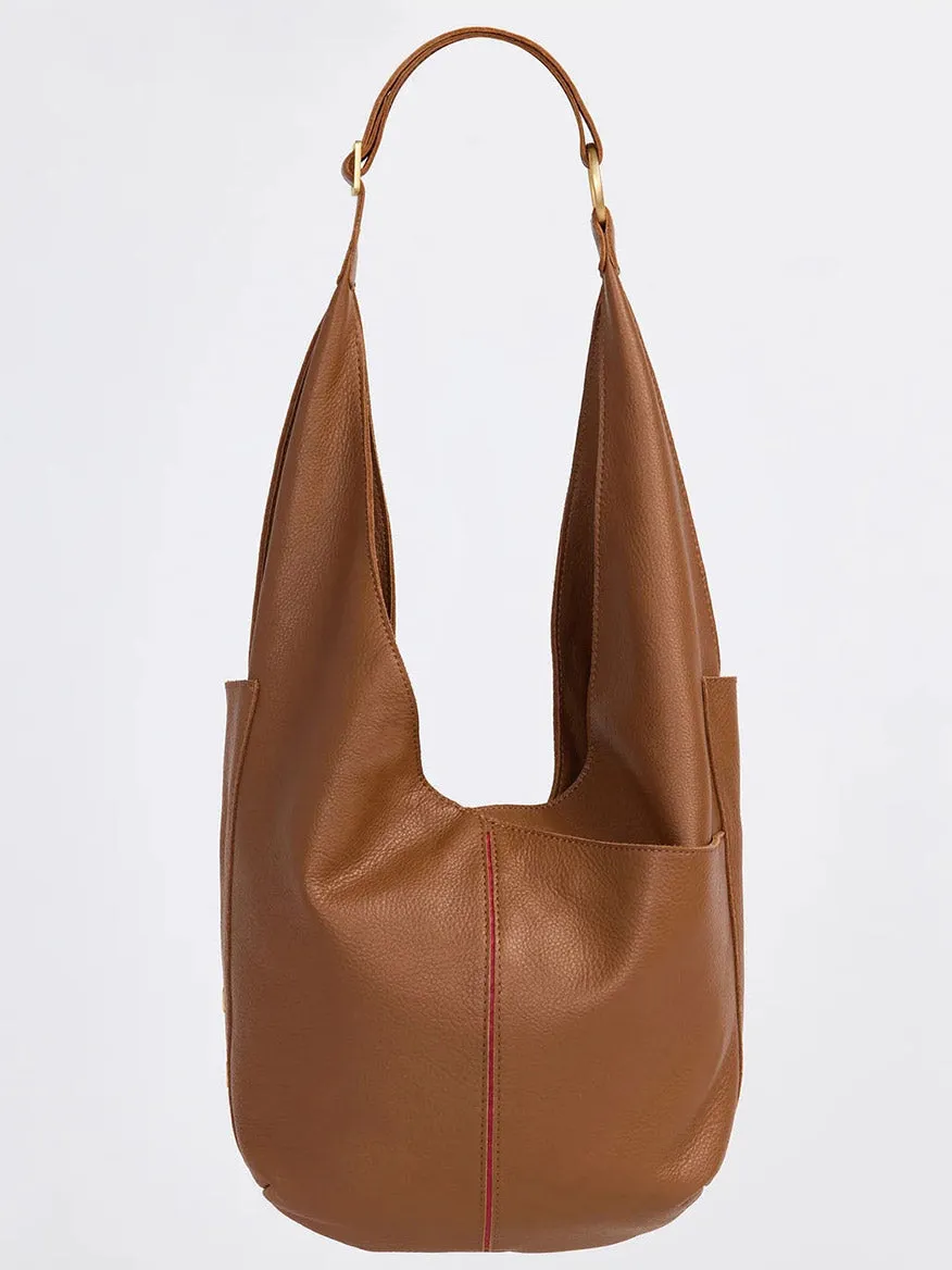 Hammitt Los Angeles Tom Zip in Mahogany Pebble