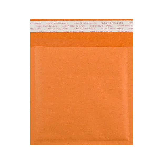 Orange Kraft Bubble Bags