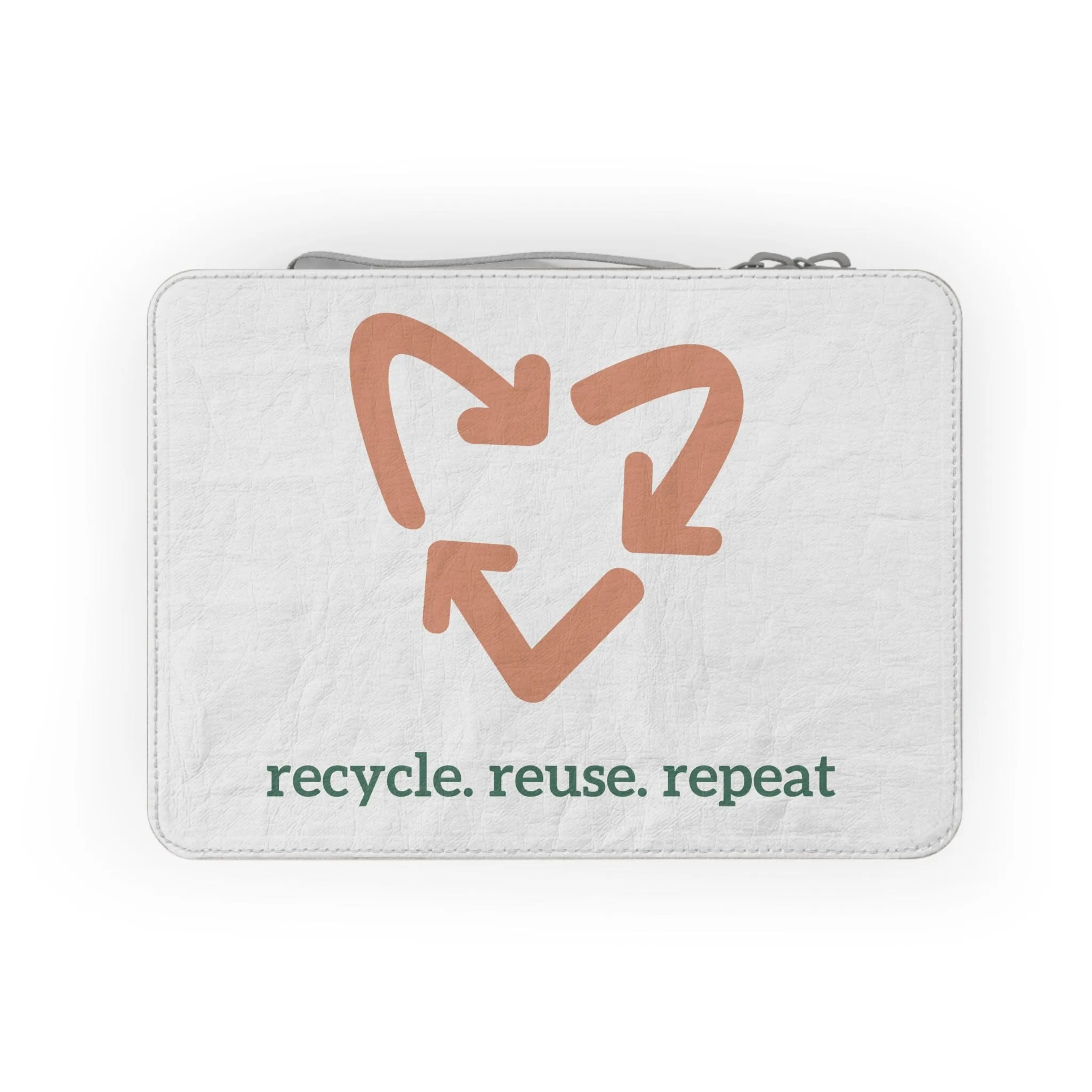 Recycle Reuse Repeat Lunch Bag