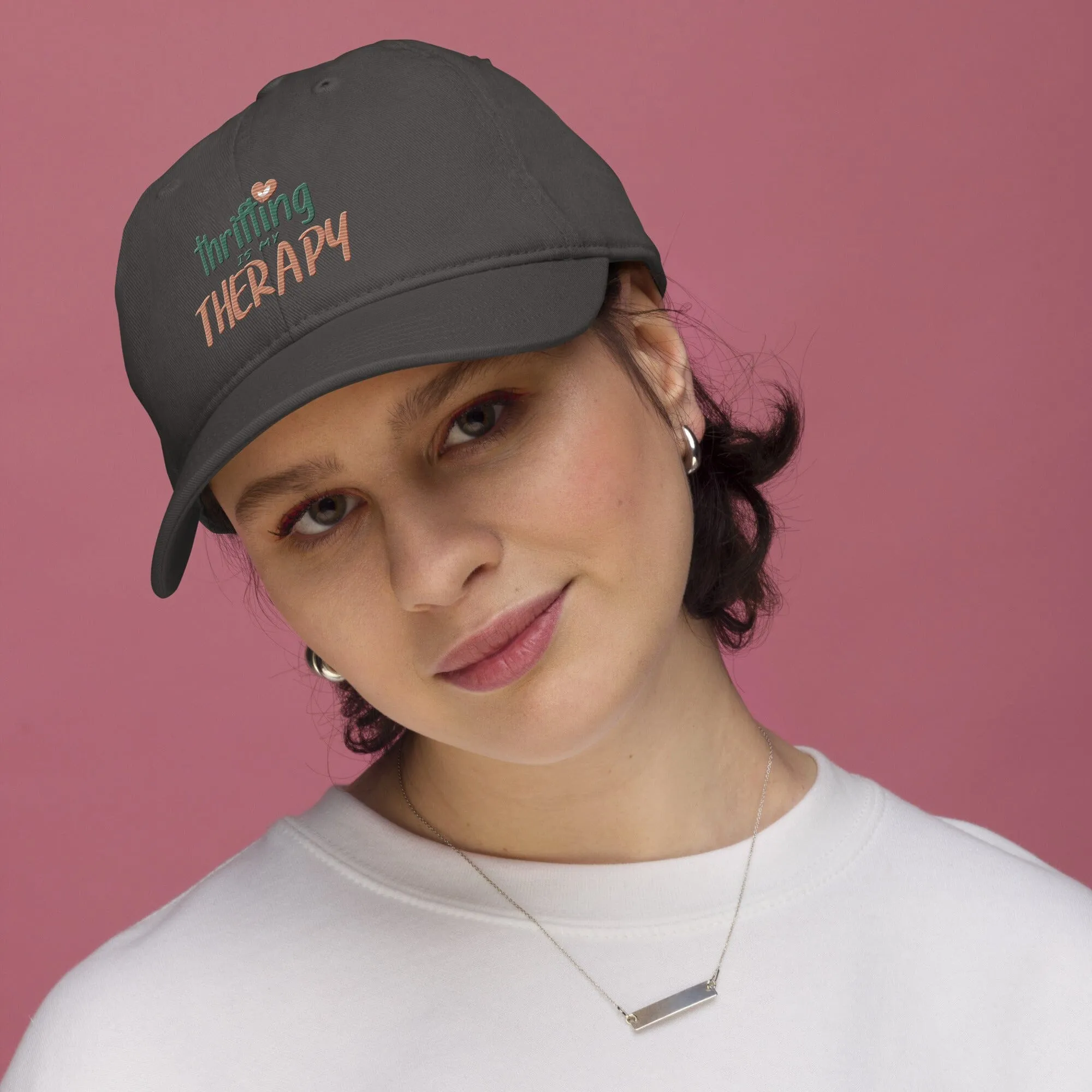 Thrifting is My Therapy Dad Hat