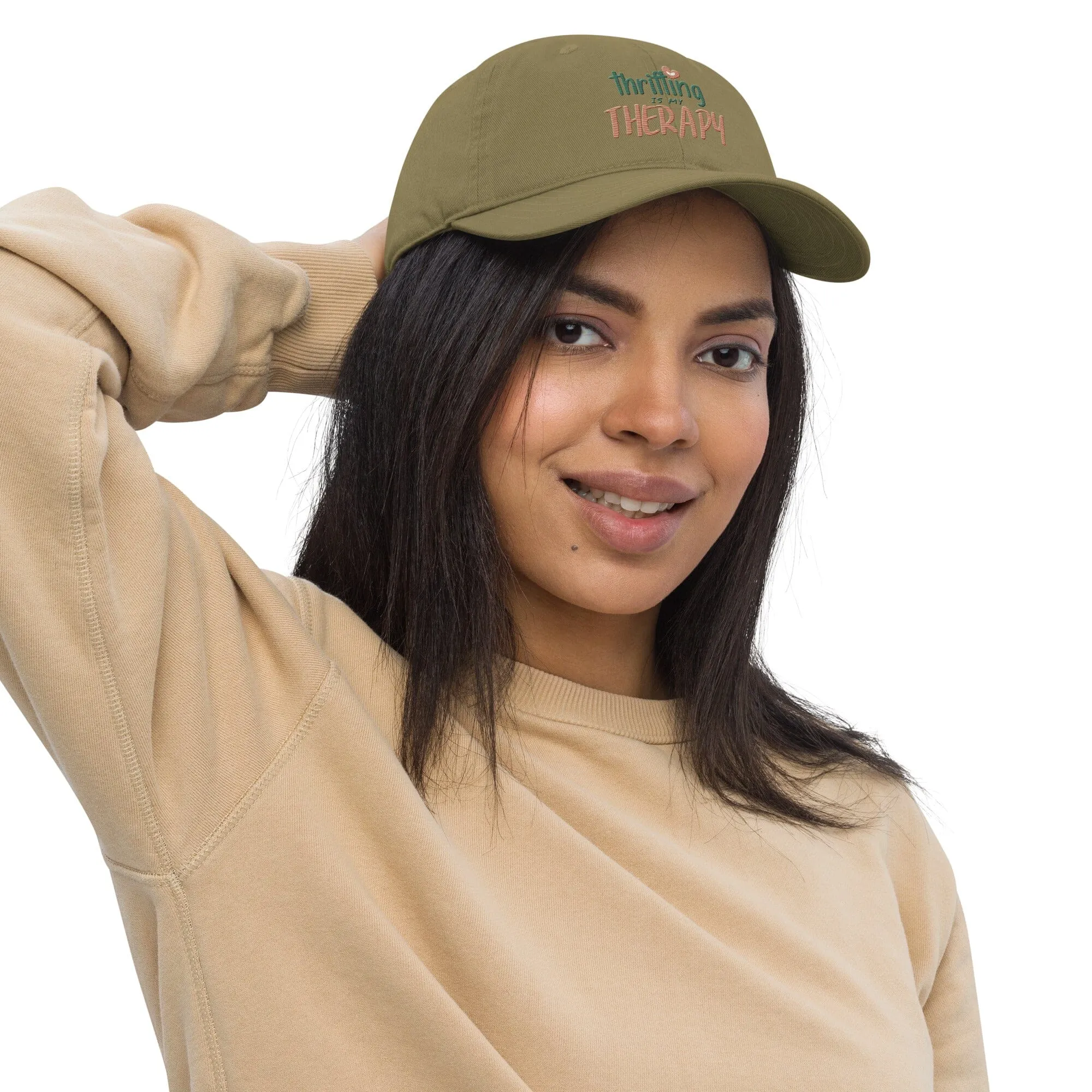 Thrifting is My Therapy Dad Hat