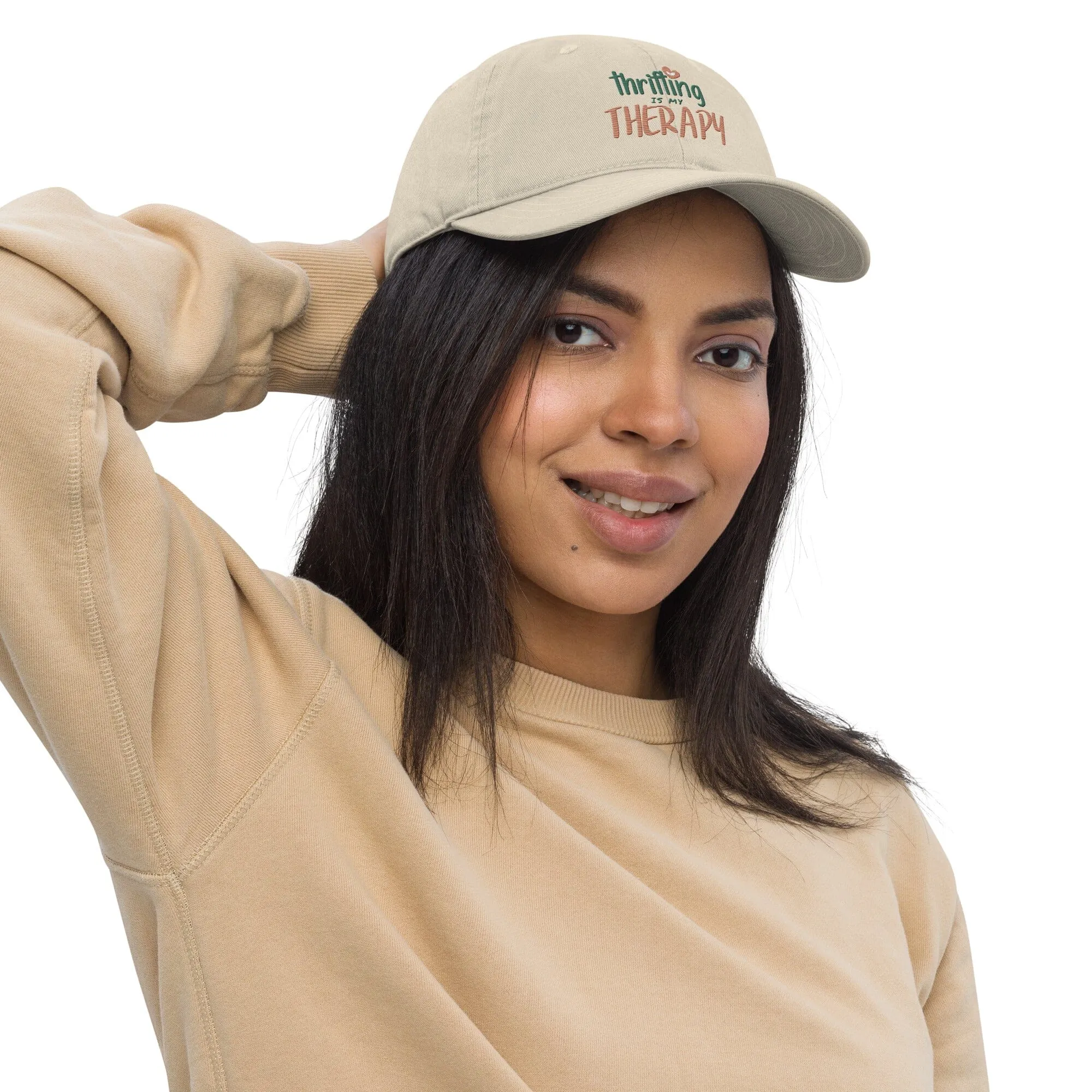 Thrifting is My Therapy Dad Hat
