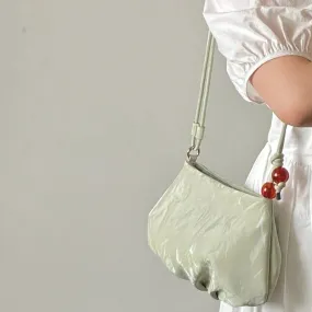 Uakiss Japanese Sweet Kawaii Pleated Cloud Bag Fashion Women Elegant Casual Crossbody Bags Chic Y2k Aesthetic Fairy Shoulder Handbags