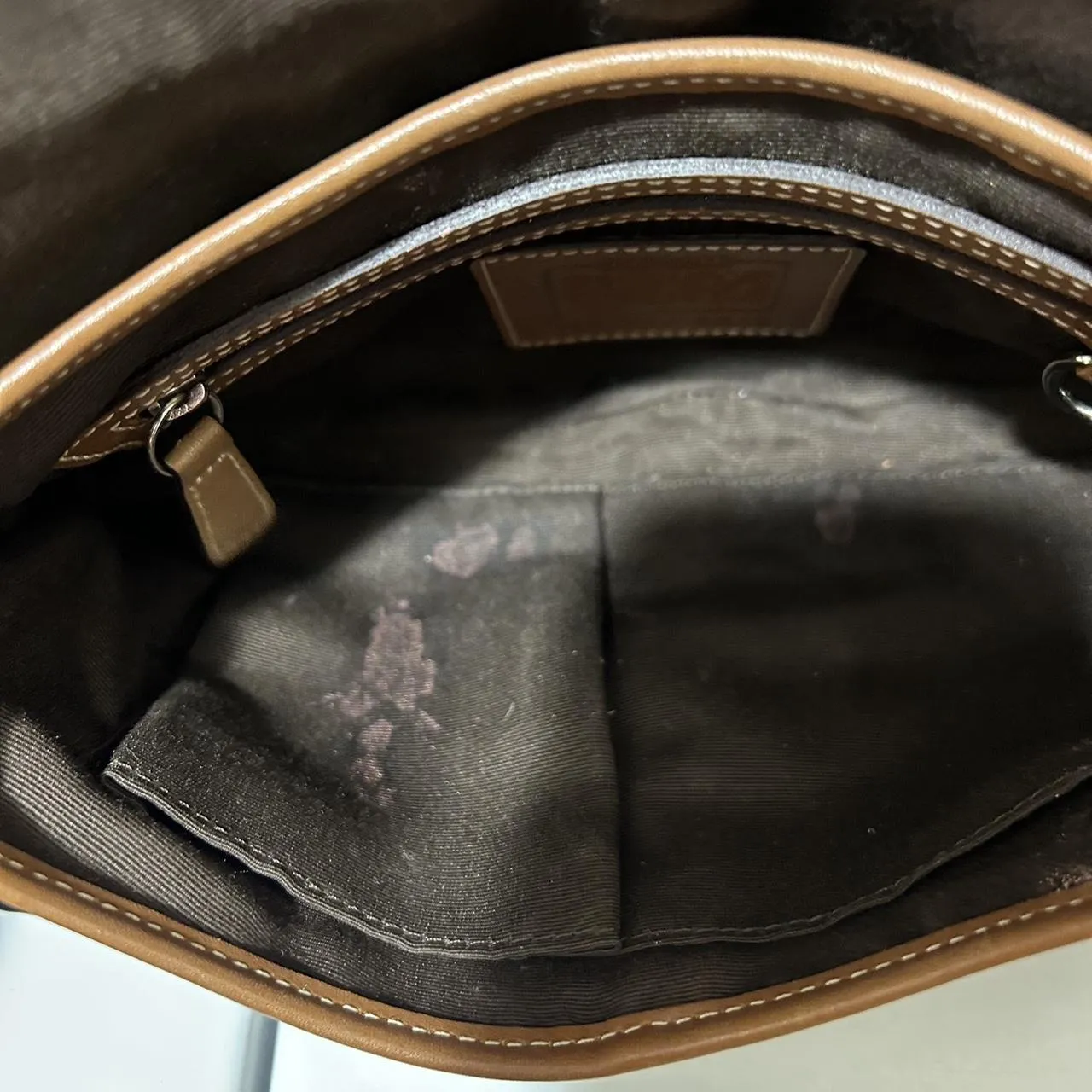 Vintage y2k Coach brown leather soho buckle shoulder